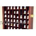 100 Thimble / Miniatures Display Case Cabinet Holder Wall Rack 98%UV - Lockable   232354681921